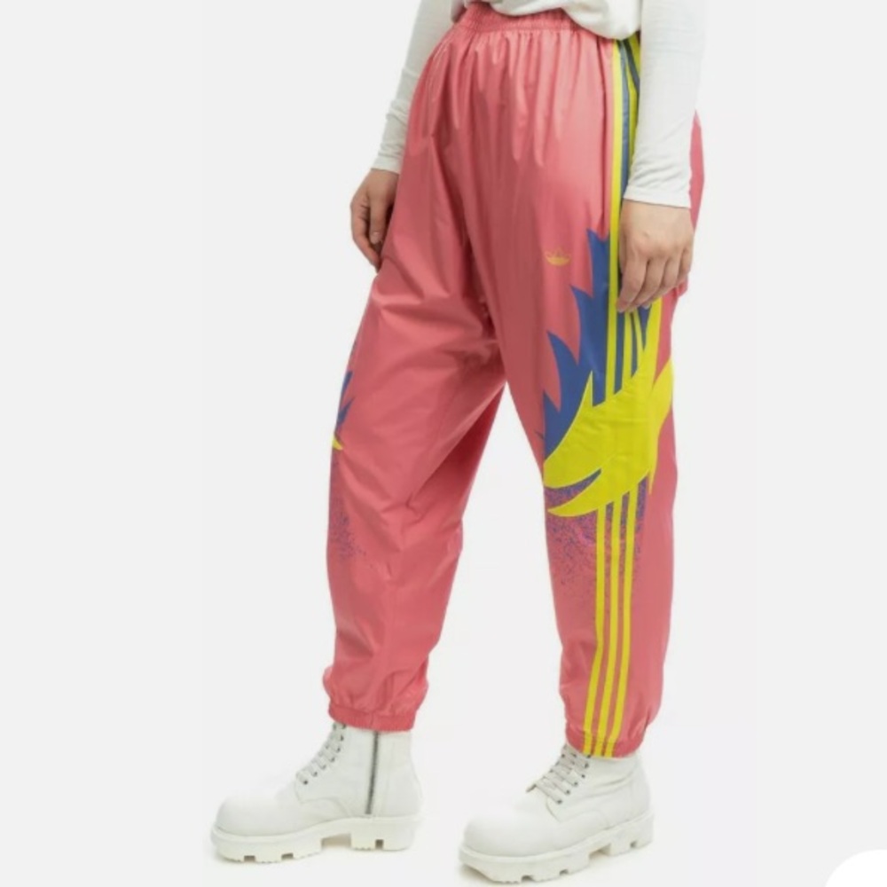 NWT Adidas Track Pants Fakten Joggers Retro Pink Size XS